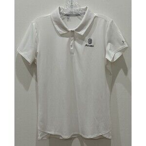 Women's Under Armour Aviara Golf Club Golf Shirt in White, Size M